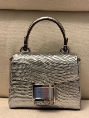 KATE SPADE GENUINE LEATHER TOP HANDLE MINI BAG